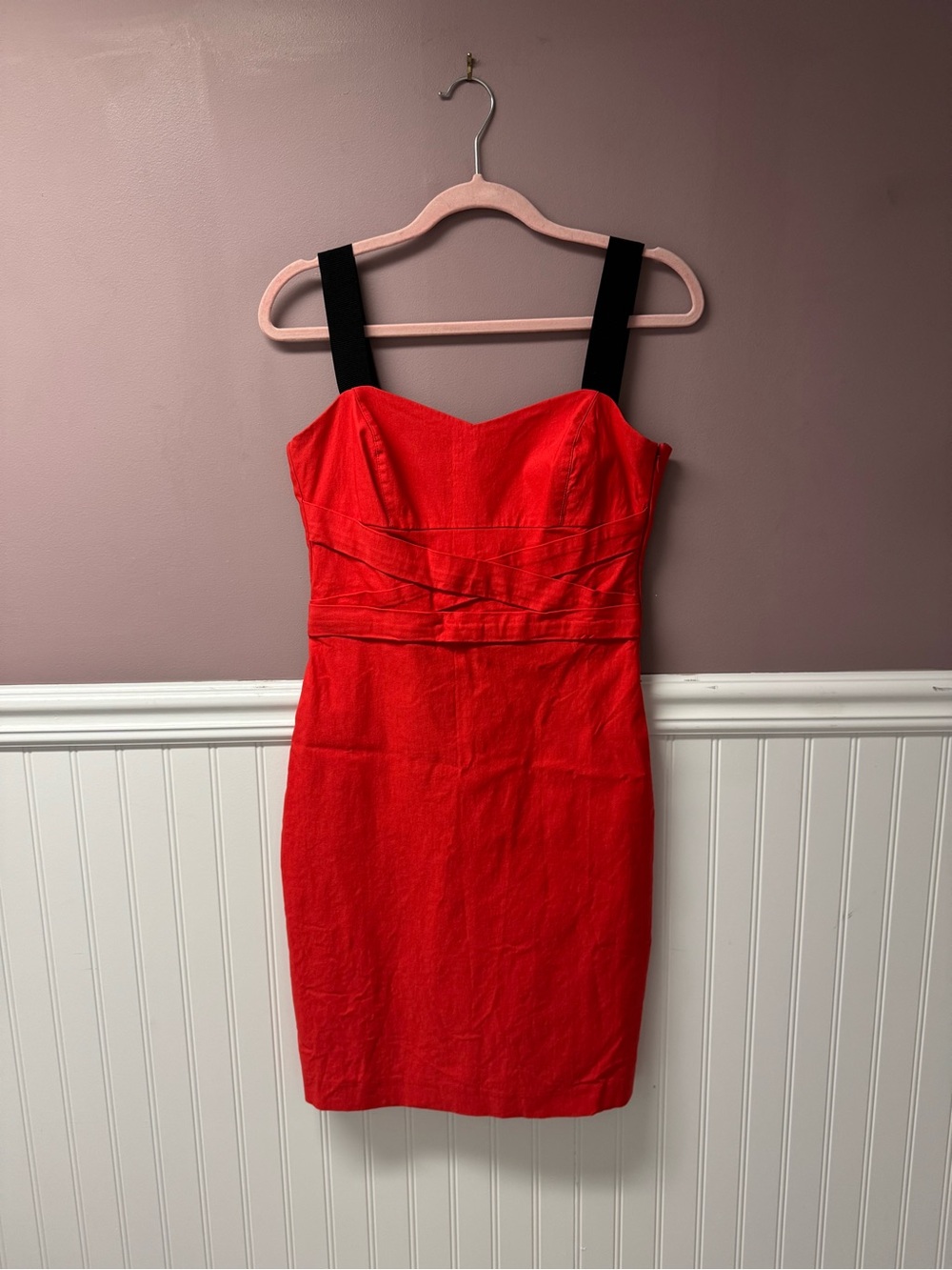 Joseph Ribkoff Sleeveless Sheath Dress with Black Straps
